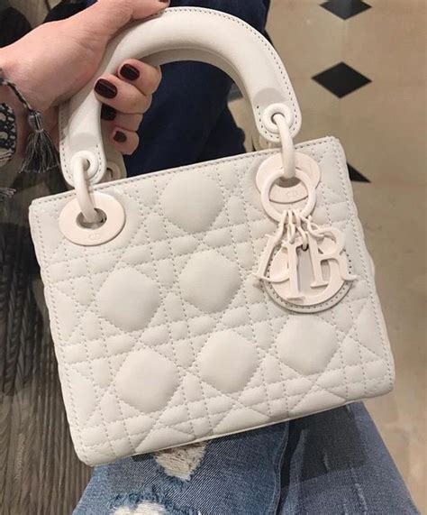 white dior bag|small white dior bag.